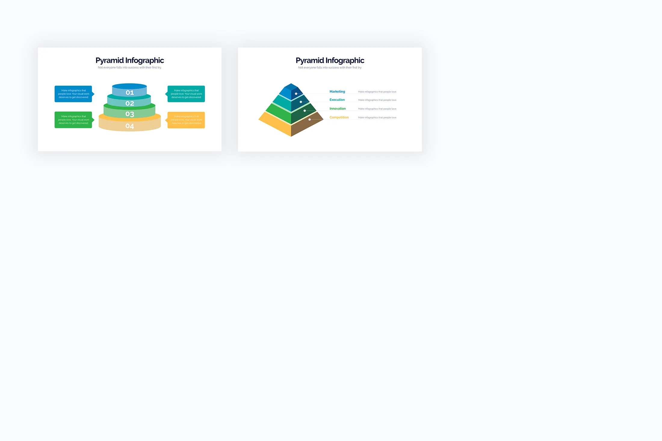 Pyramid Illustrator Infographics