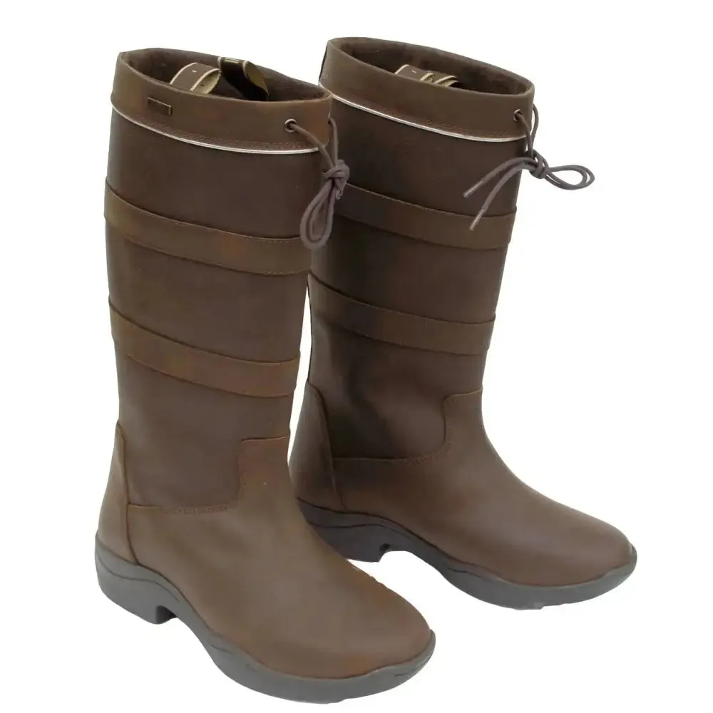 Rhinegold Mens Harlem Waterproof Country Boots