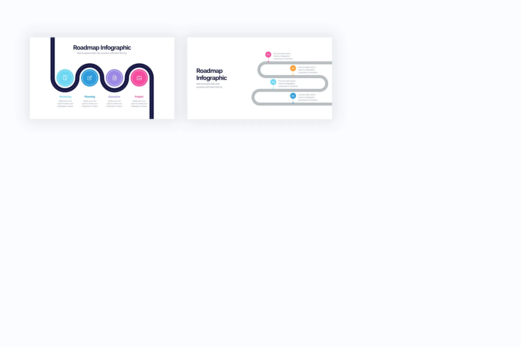 Roadmap Keynote Infographics