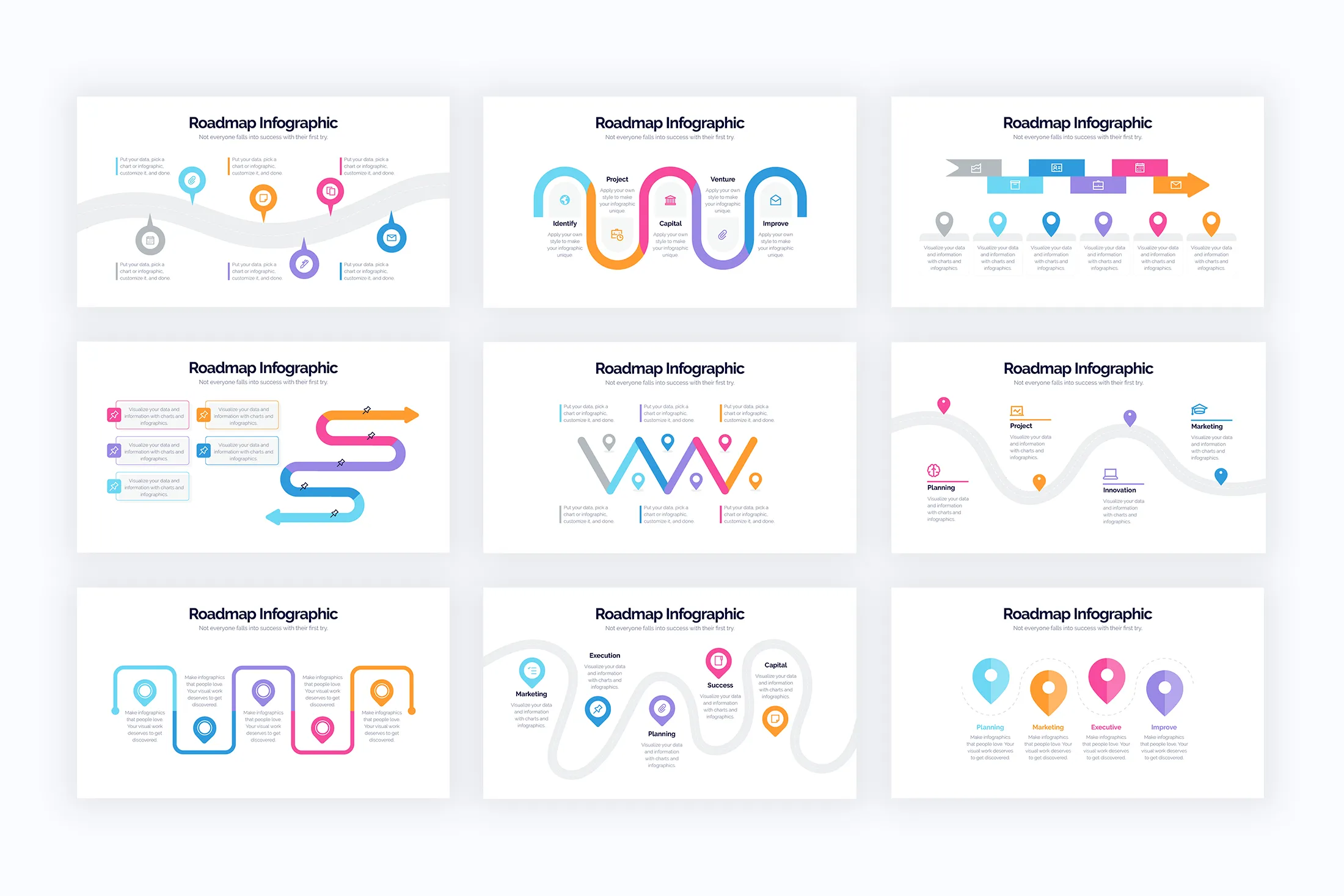 Roadmap Keynote Infographics