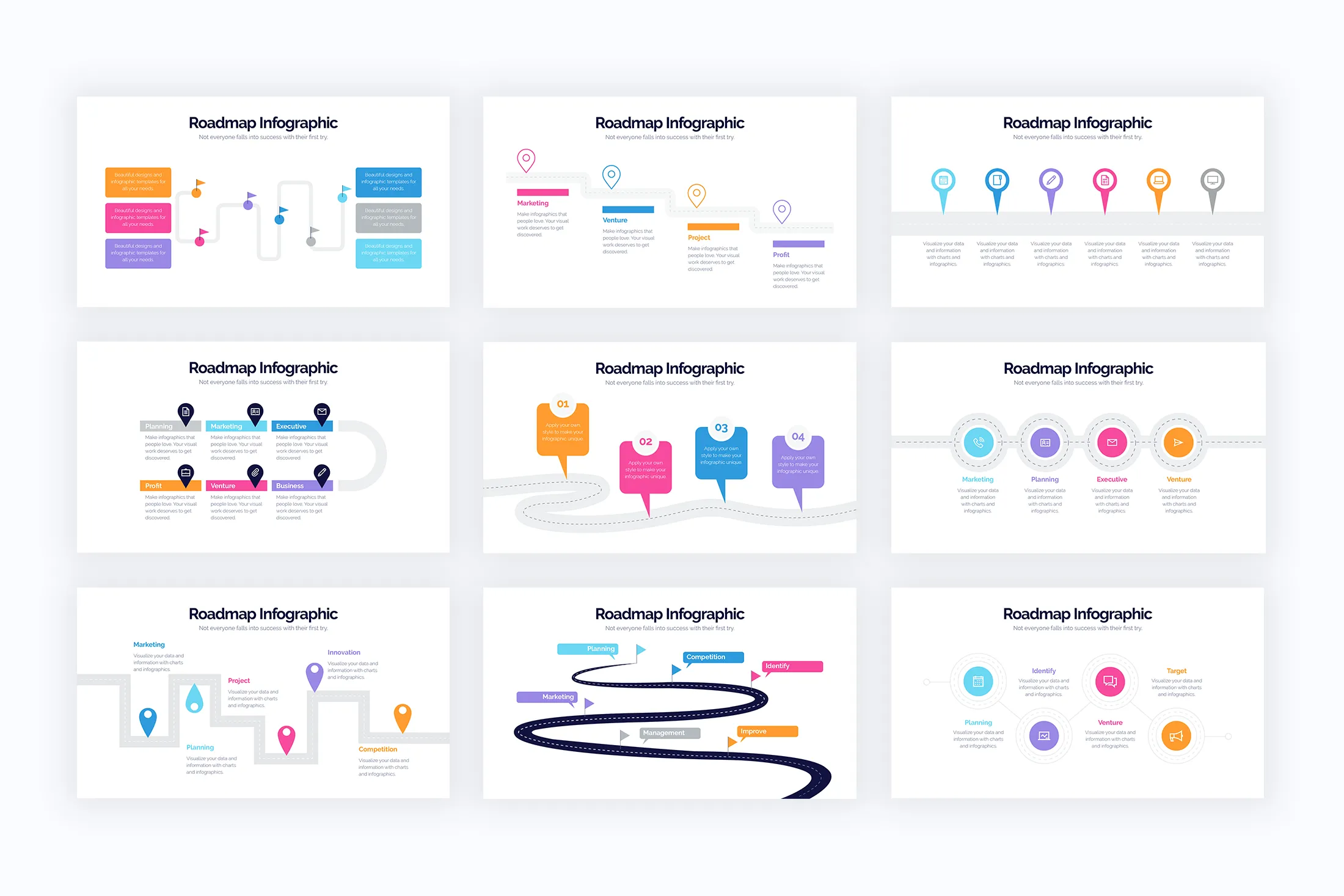 Roadmap Keynote Infographics