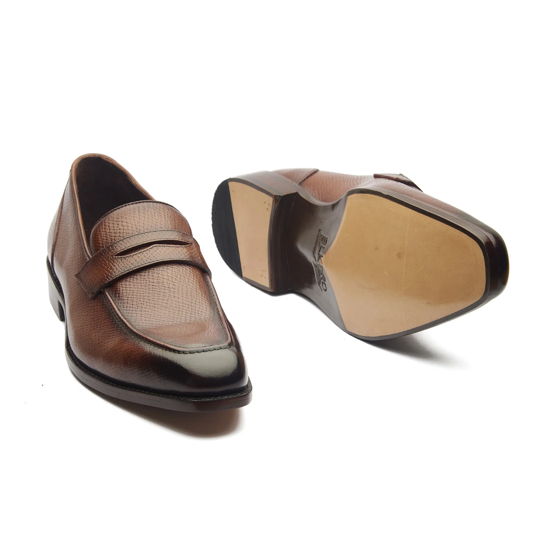 Rocco, Penny Loafer - Horween Hatch-grain | Contemporary Classics