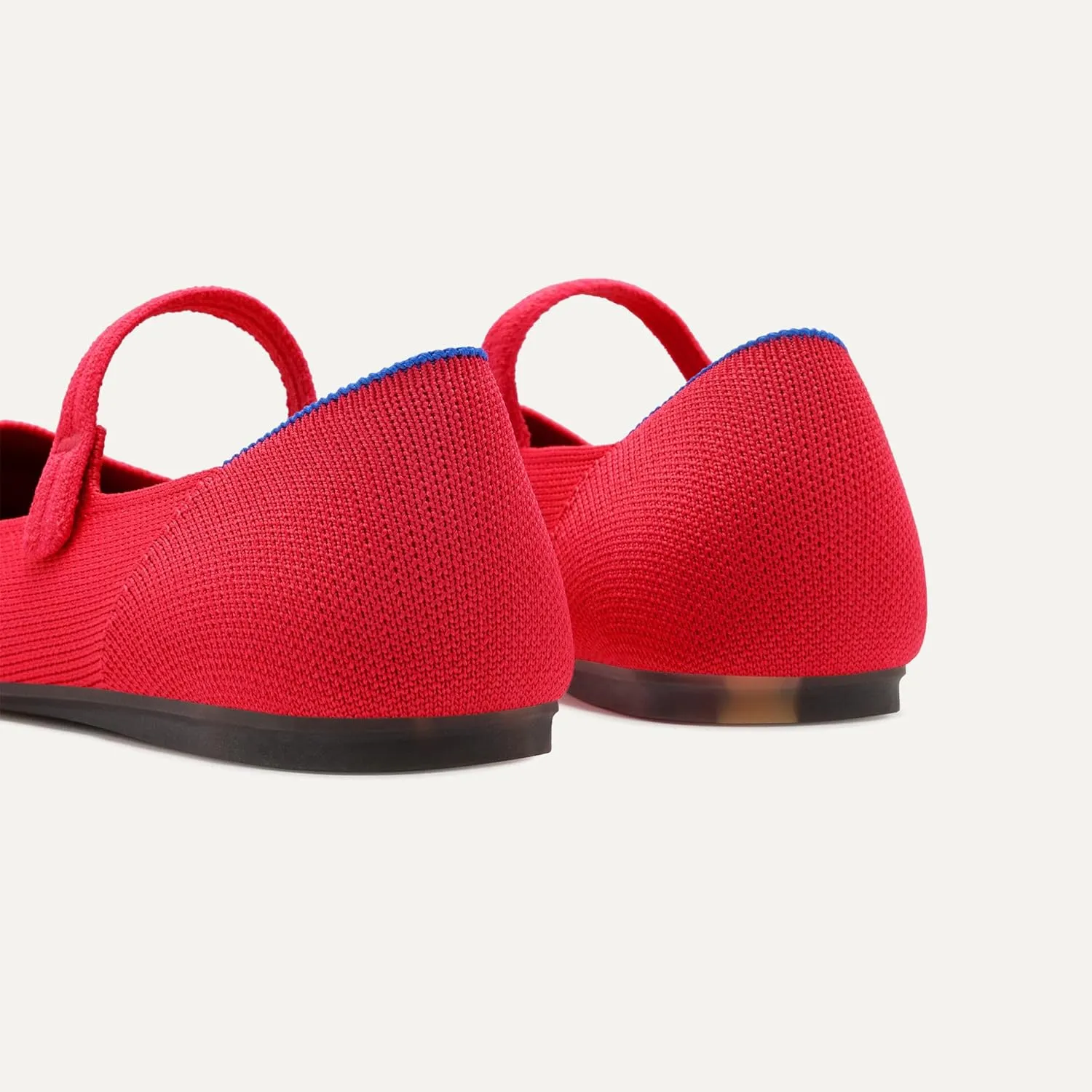 Rothy's The Square Mary Jane Women's Slip-On Shoes, Square-Toe Flats, Made from Recycled Plastic Bottles & Machine Washable