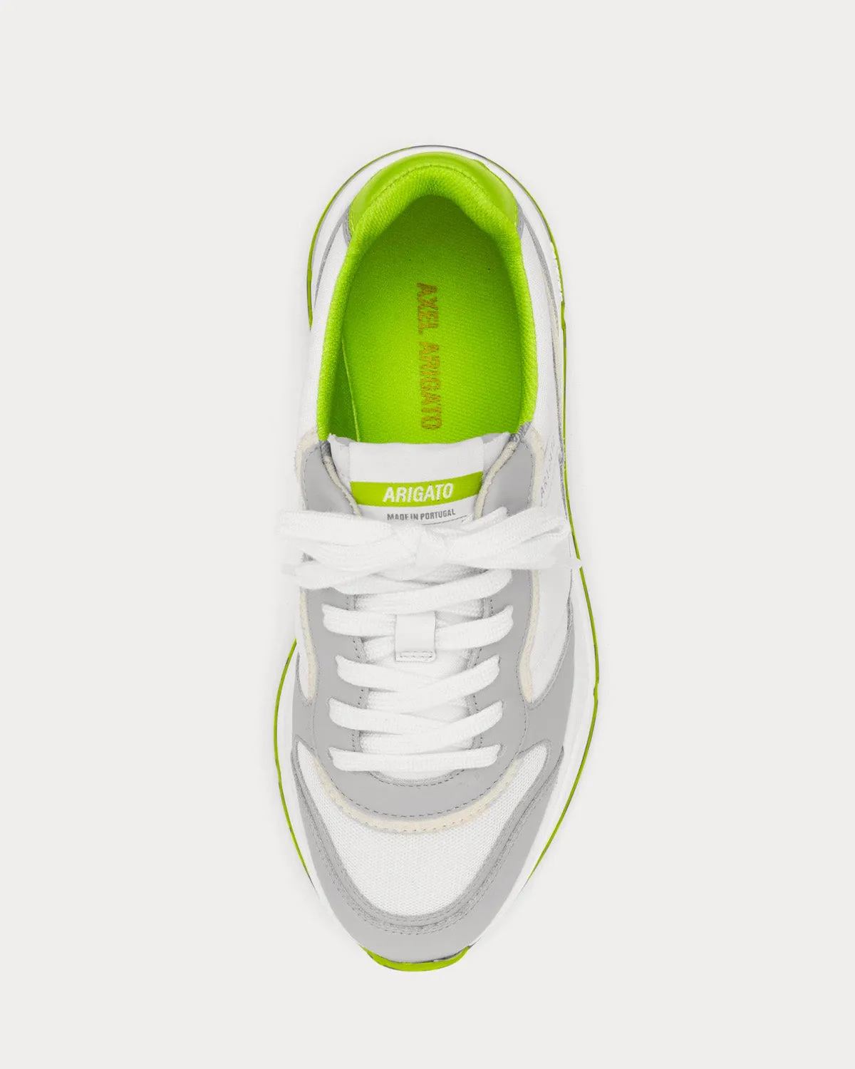 Rush White / Grey / Green Low Top Sneakers