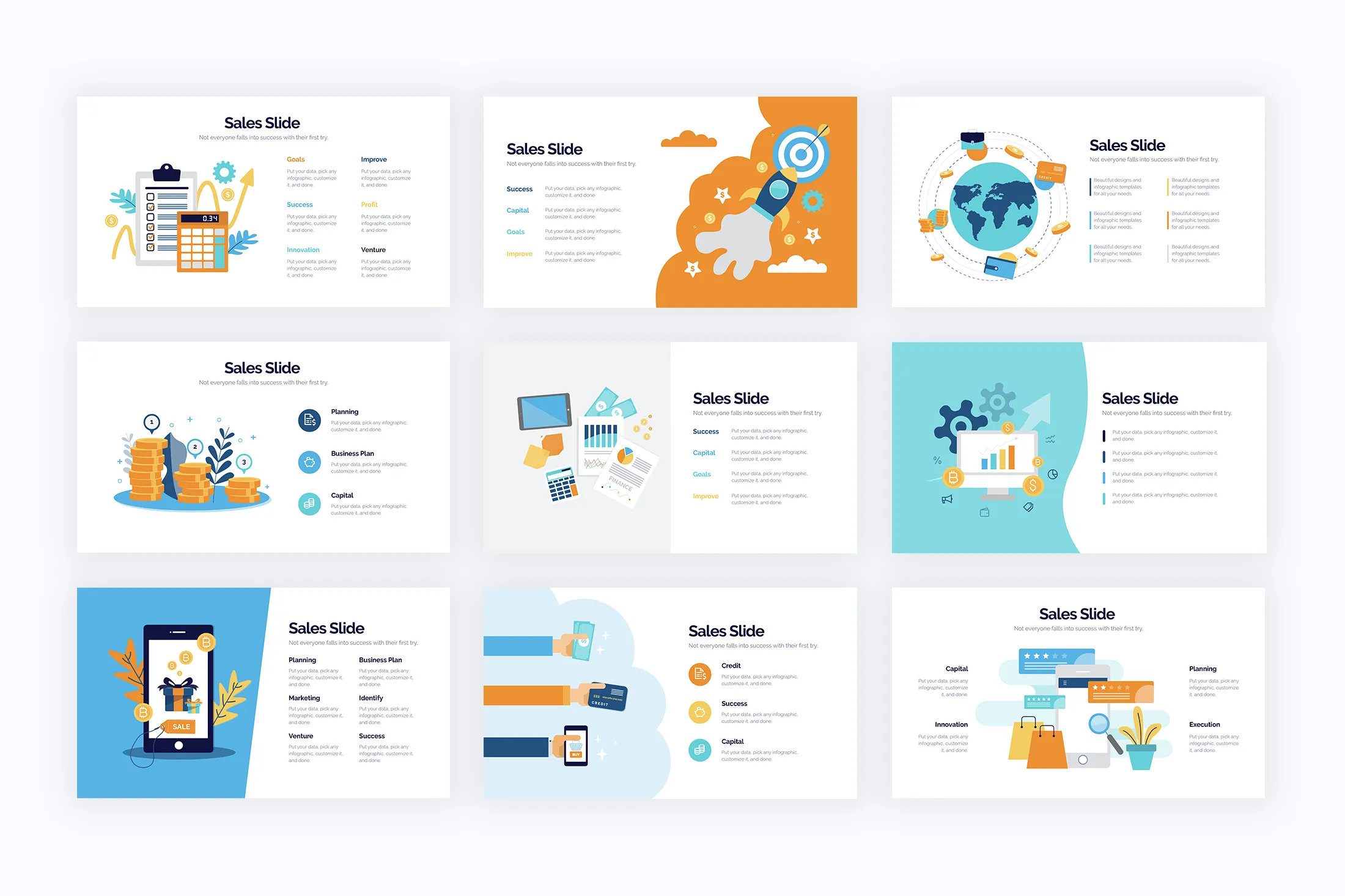 Sales Keynote Infographics