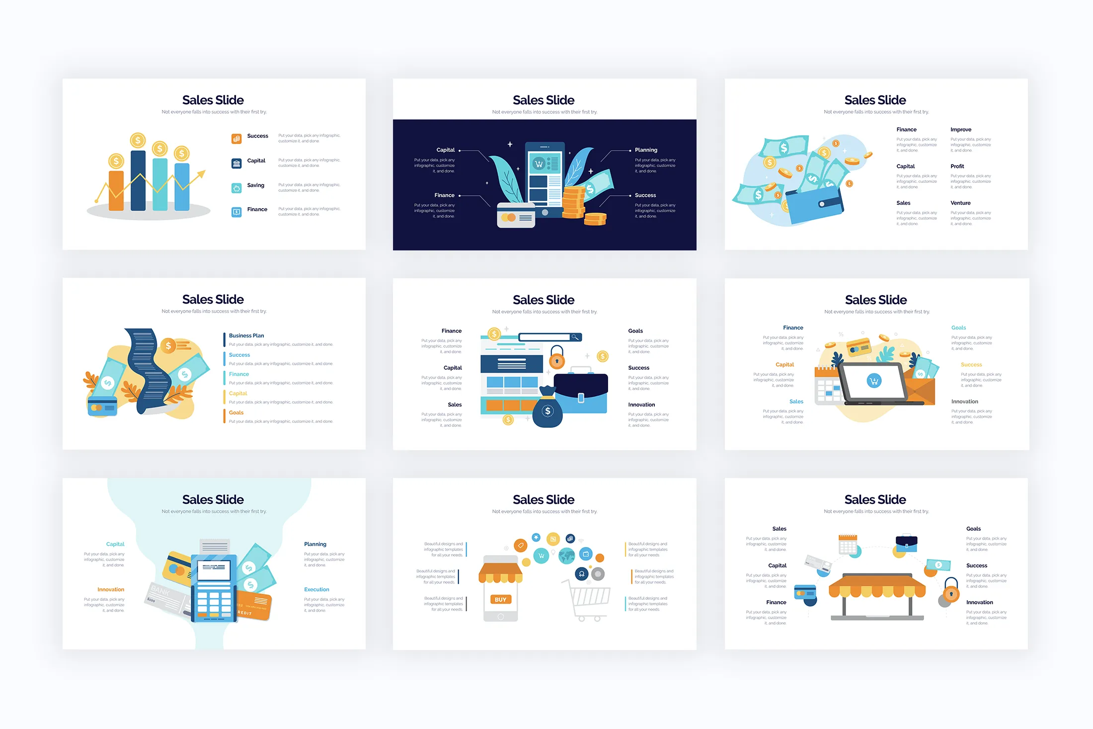 Sales Keynote Infographics