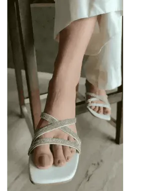Sassy White Heels
