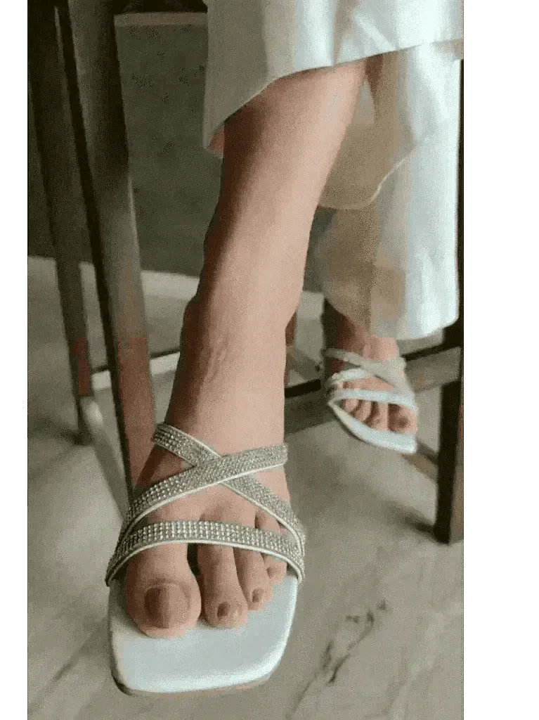 Sassy White Heels