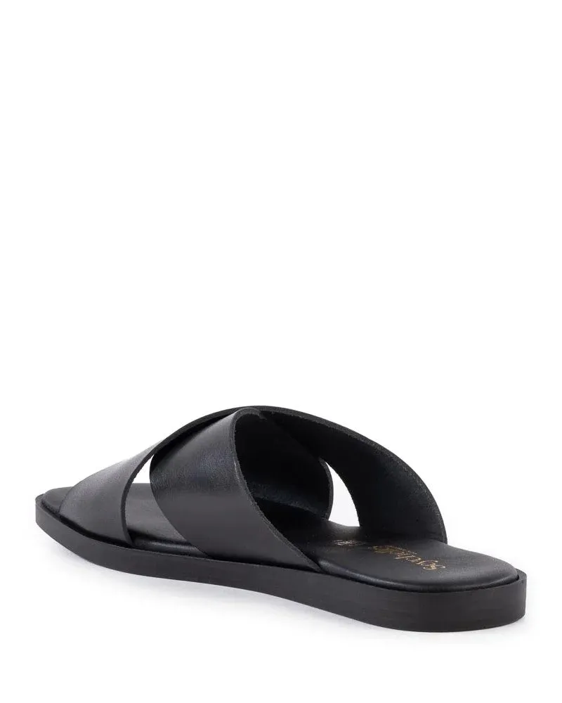 Seychelles Chai Slide Sandals - Black