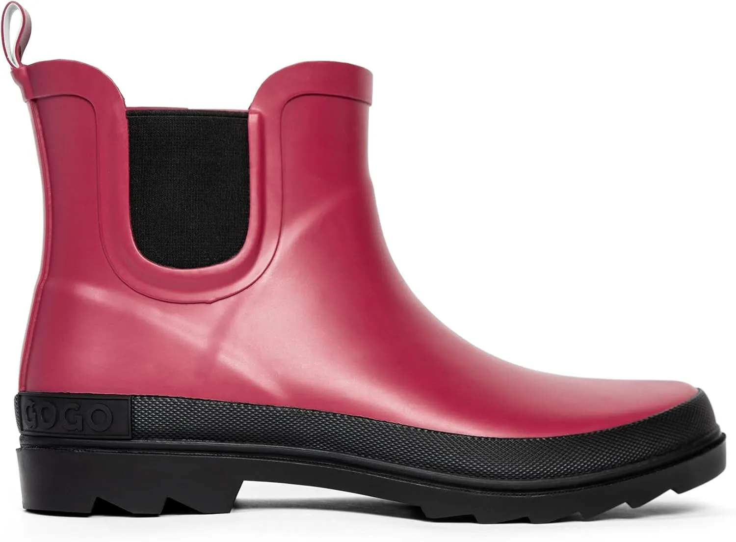 ShedRain Stylish Women's Chelsea Rain Boots  Short Waterproof Ankle Rubber Boots, Slip-On & Non-Slip for Garden, City & Outdoors