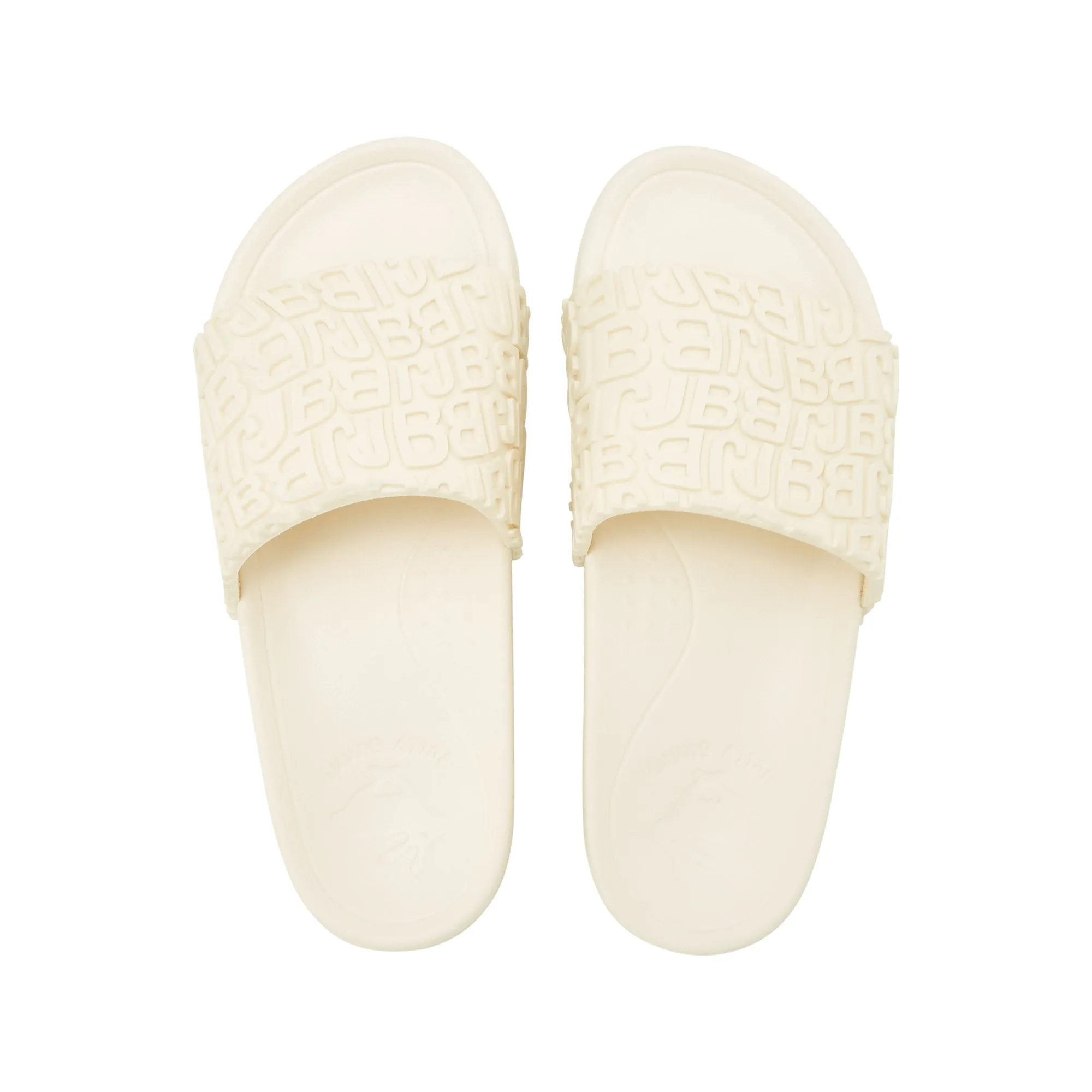 Slide Drew Flat Slides Ivory