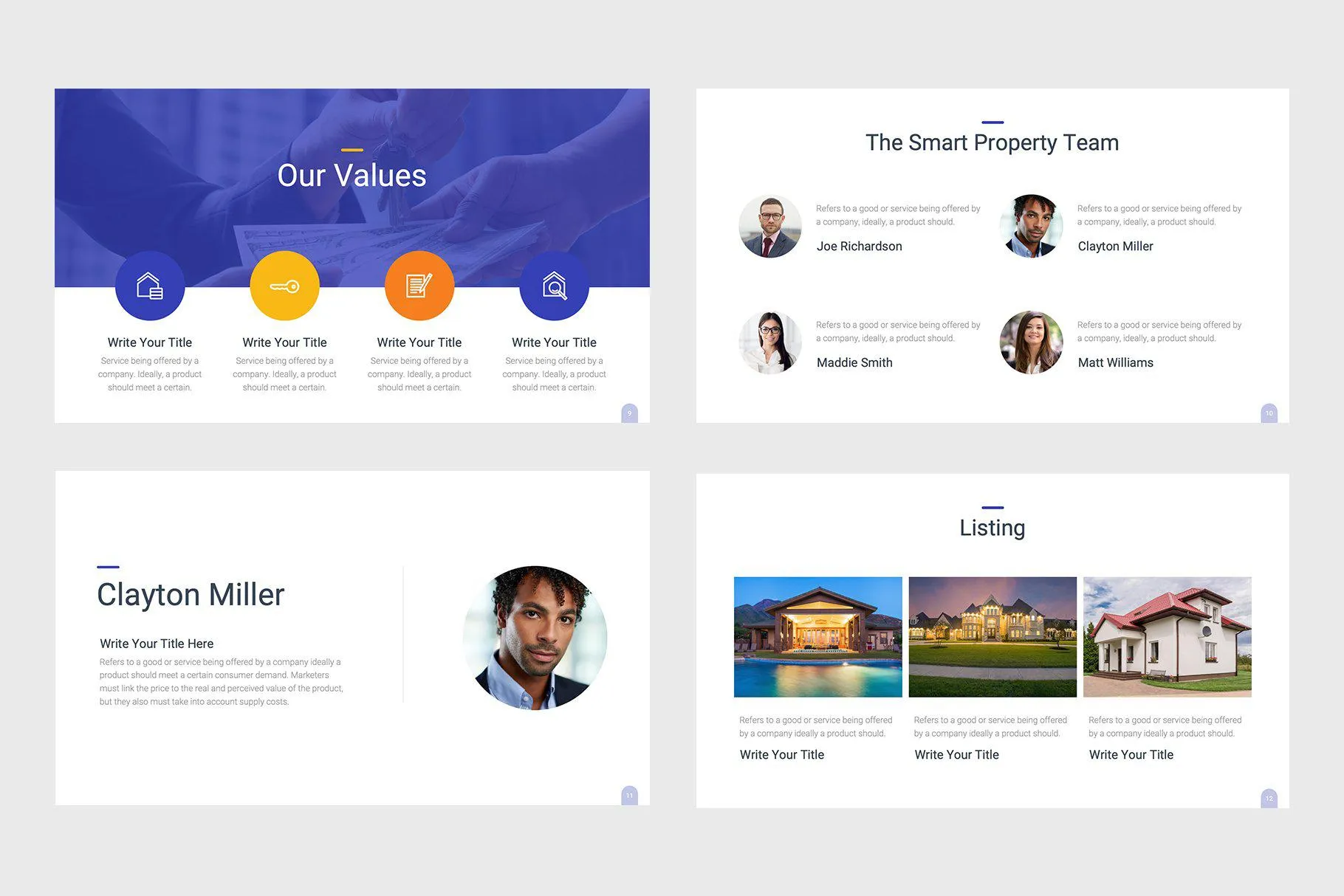Smart Property Real Estate Google Slides