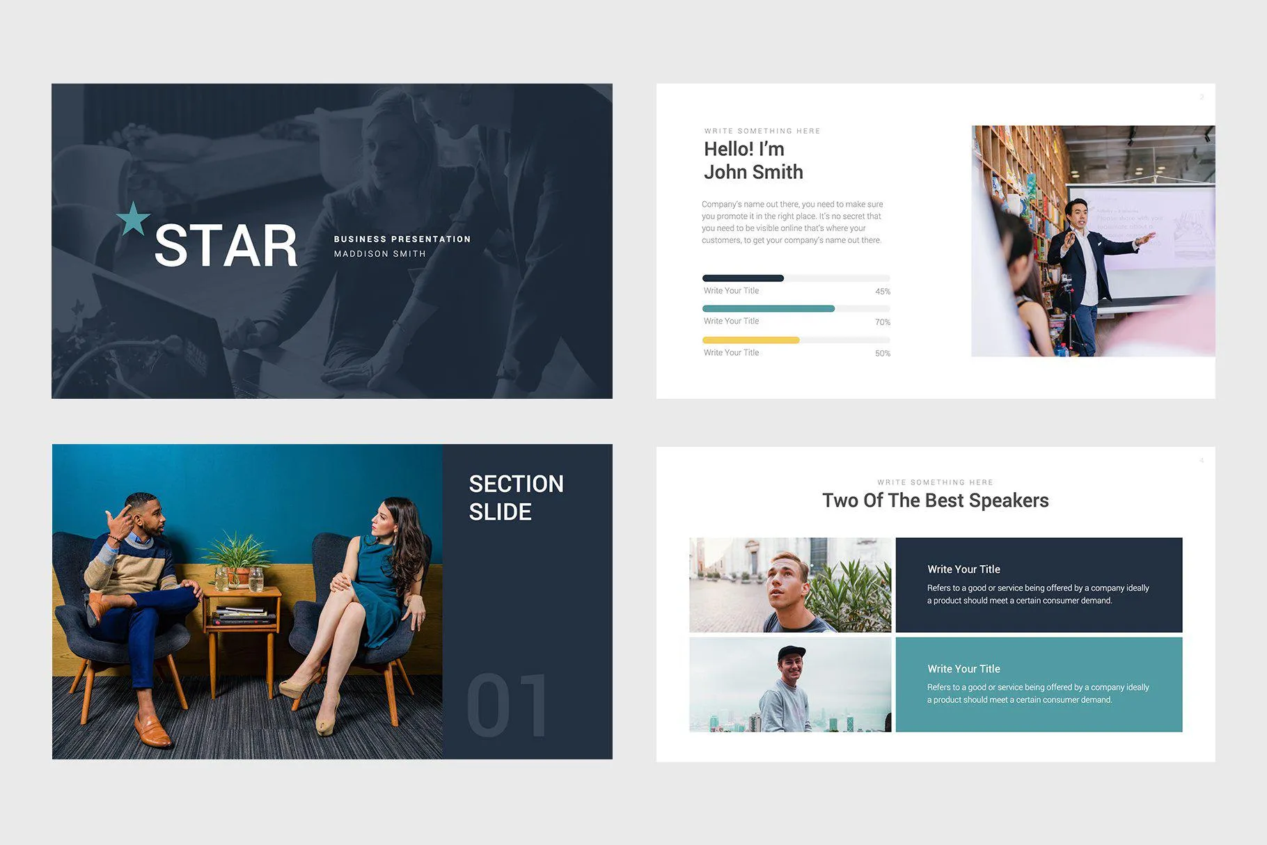 Star Webinar Google Slides