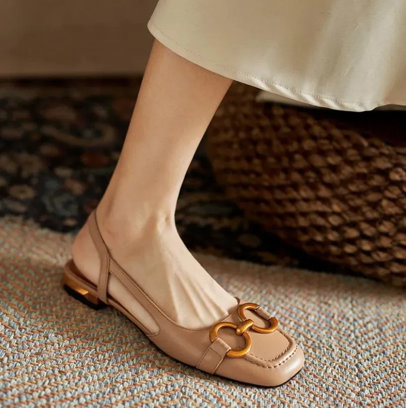 Sylis | Elegant Square Heel Sandals