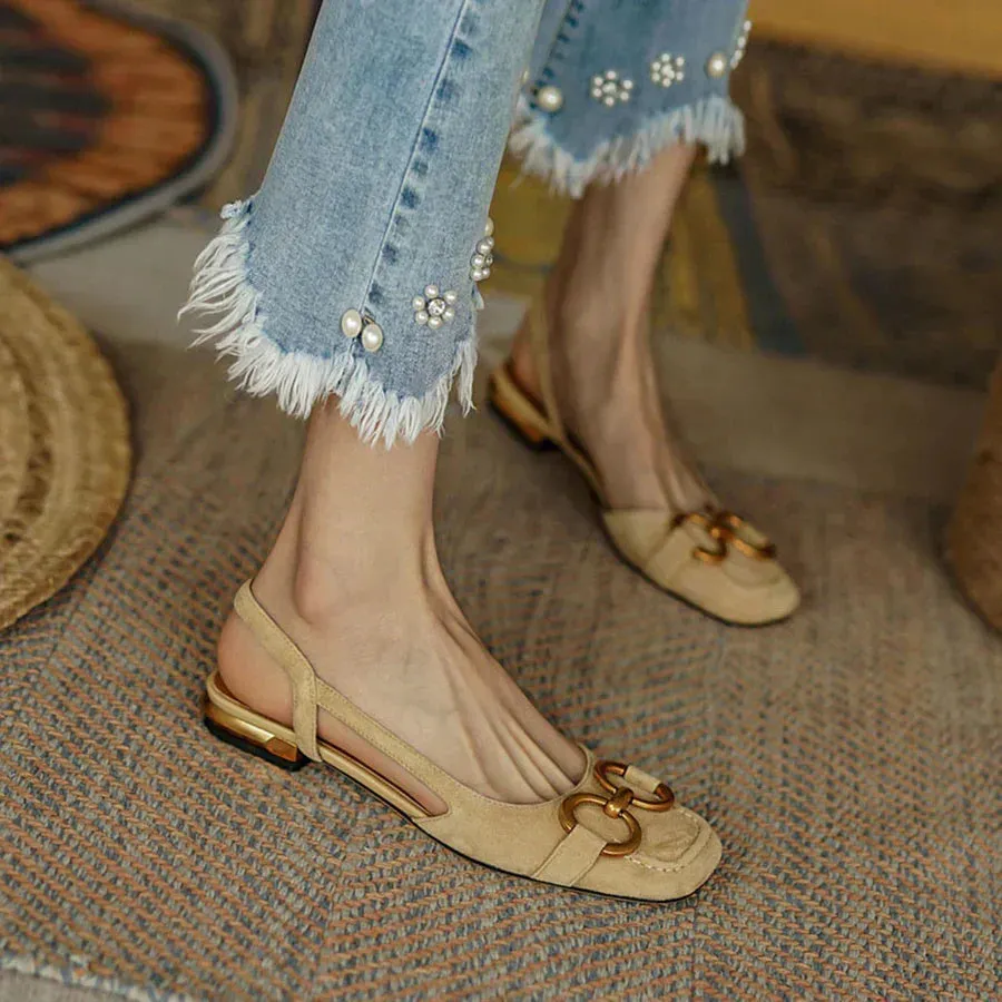 Sylis | Elegant Square Heel Sandals