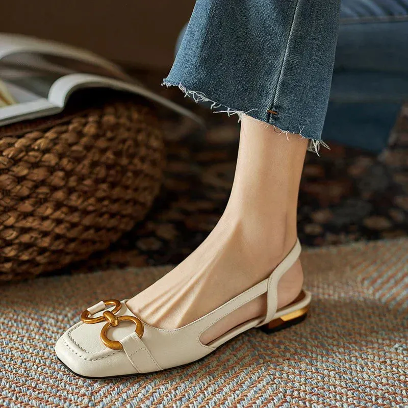 Sylis | Elegant Square Heel Sandals