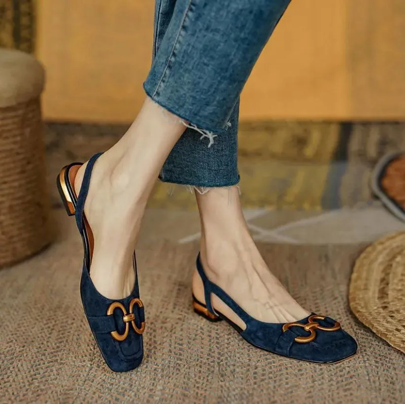 Sylis | Elegant Square Heel Sandals