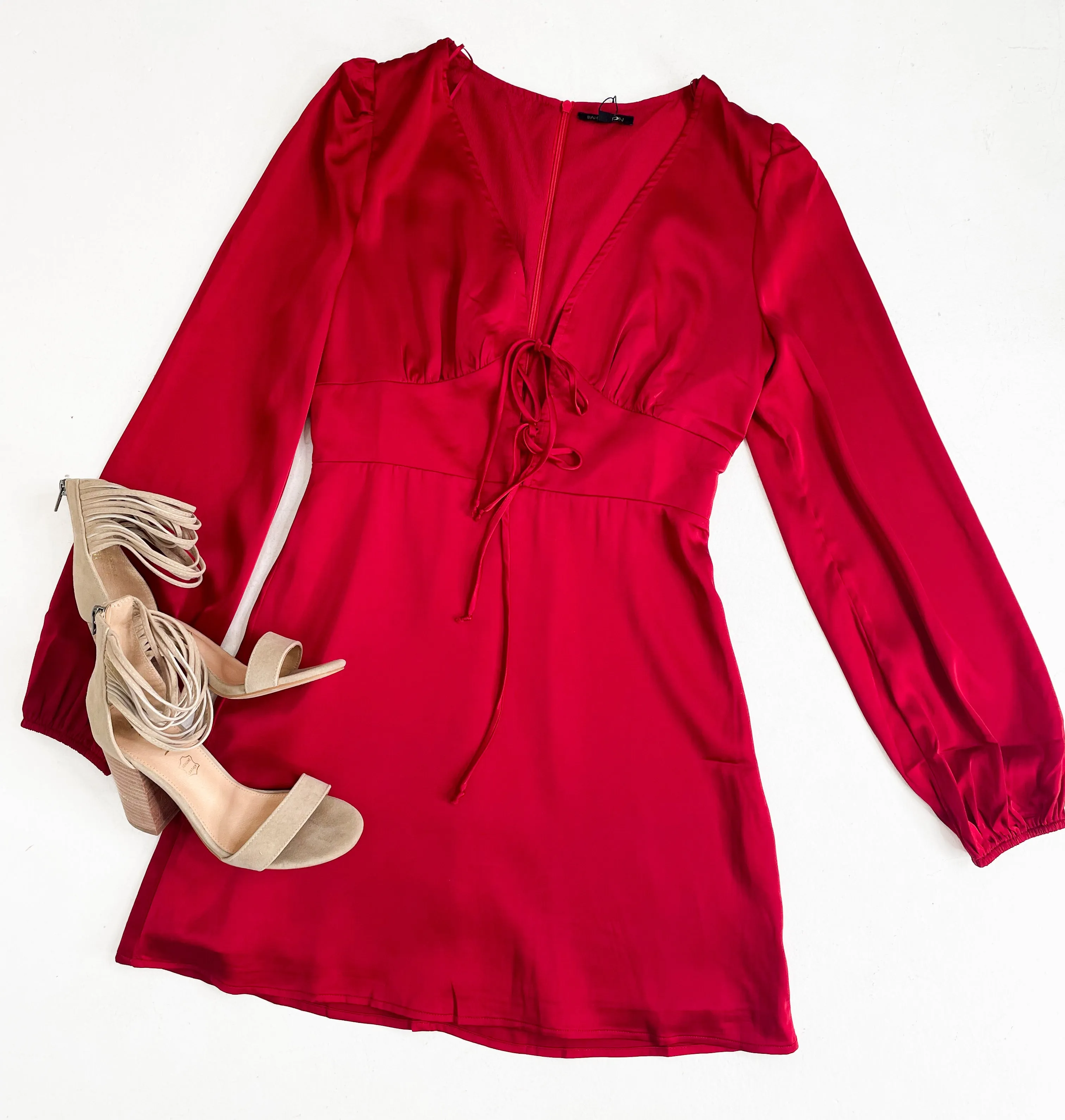 The Festive Luxe Satin Dress