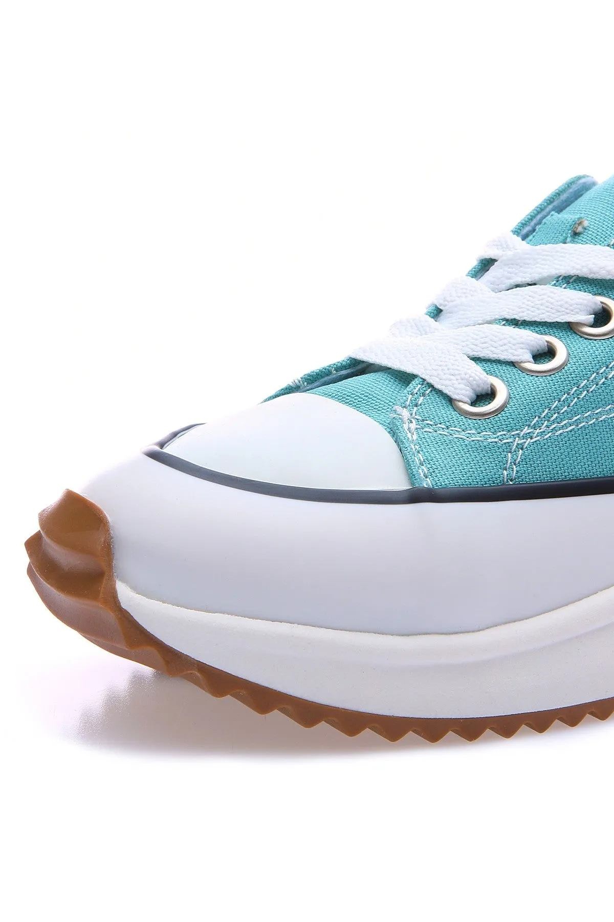 TMY Water Green Lace-Up High Sole Casual Women's Sneakers - 89070 - Câmara de Lobos