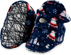 Unisex Cozy Fleece Baby Booties Cotton | Soft Sole and Non Slip