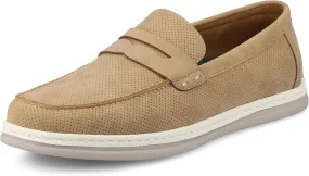 Vance Mens Brantley Penny Loafer Slip-on Perforated Pattern Round-Toe 6mm Vance Comfort System Insole Taupe 9 Medium Mens US Vance Mens Brantley Penny Loafer Slip-on Perforated Pattern Round-Toe 6mm Vance Comfort System Insole Taupe 9 Medium Mens US