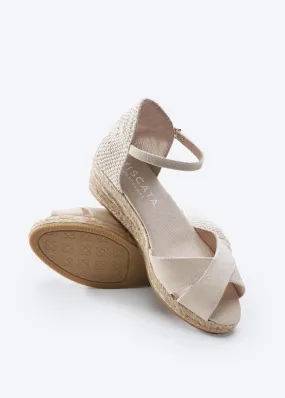 VISCATA Salina Canvas Espadrille Sandal Wedges, Comfort and Style for Every Occasion, Size 5-12