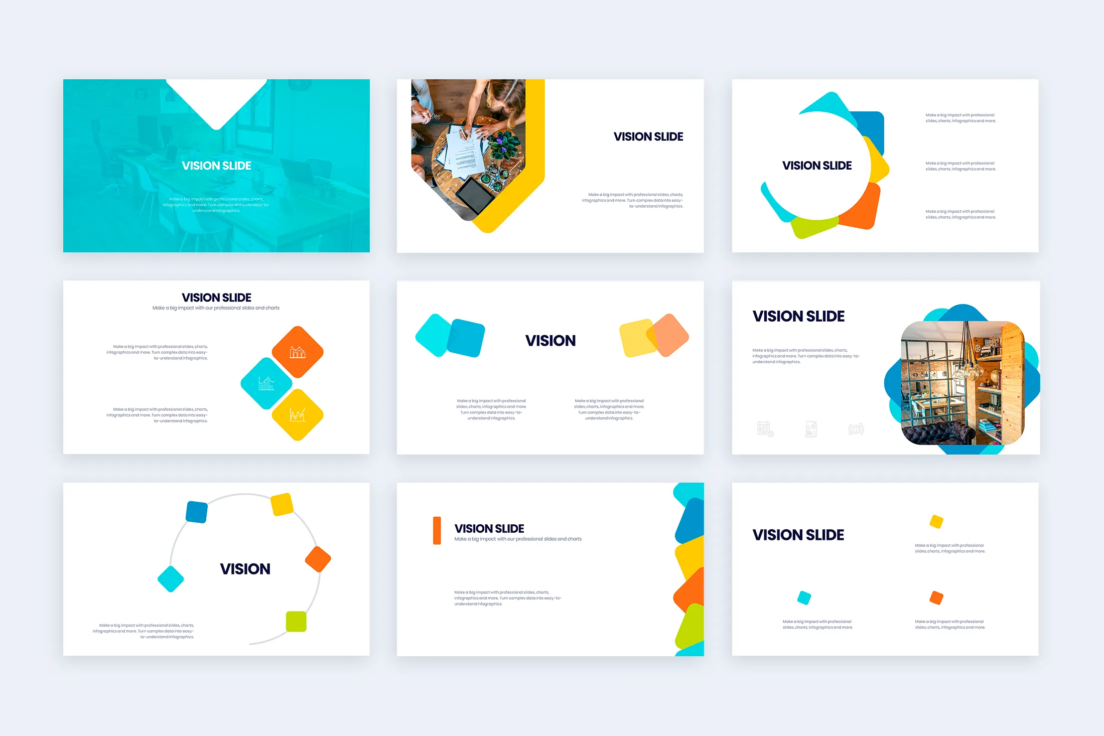 Vision Powerpoint Slides Template