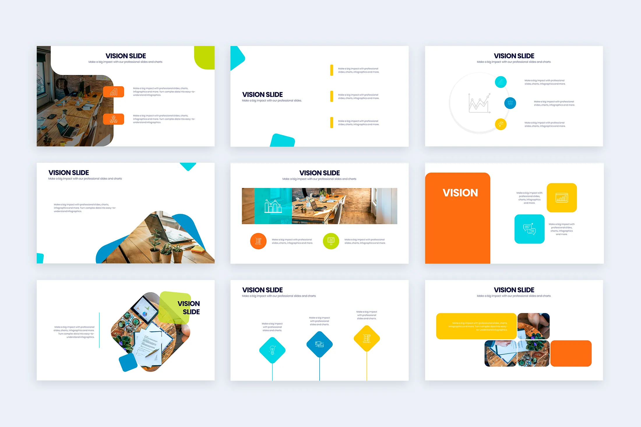 Vision Powerpoint Slides Template