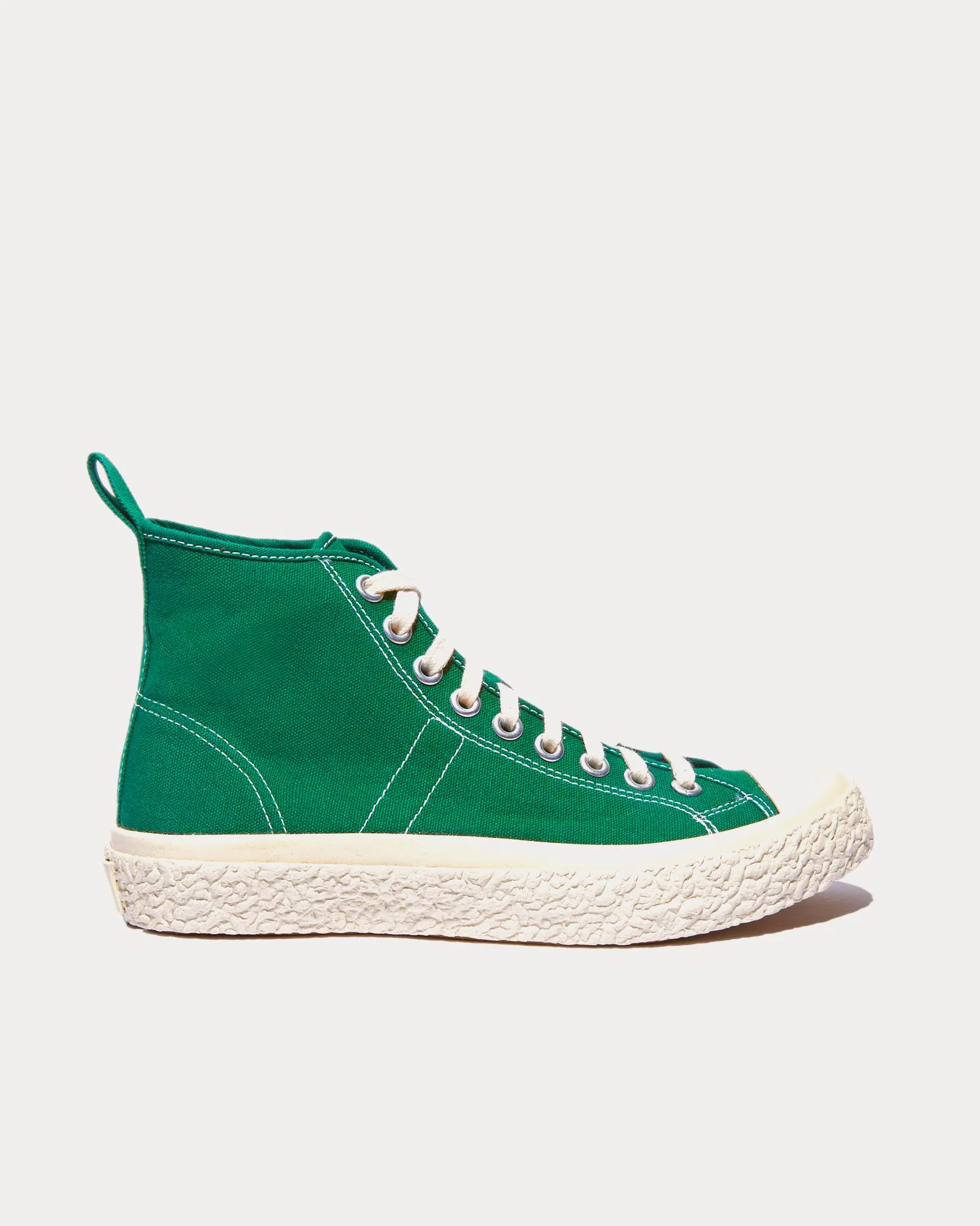 Vulcanised Green High Top Sneakers
