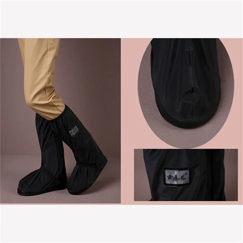 Waterproof Boot Covers - Waterproof Rain Boot Shoe Cover with Reflector
