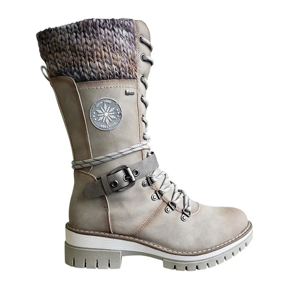 Women's mid-calf waterproof winter boots