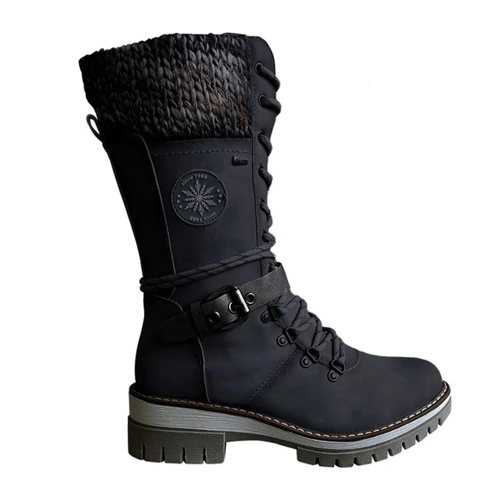 Women's mid-calf waterproof winter boots