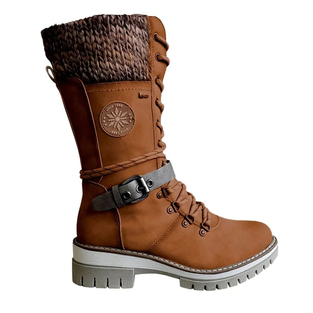 Women's mid-calf waterproof winter boots