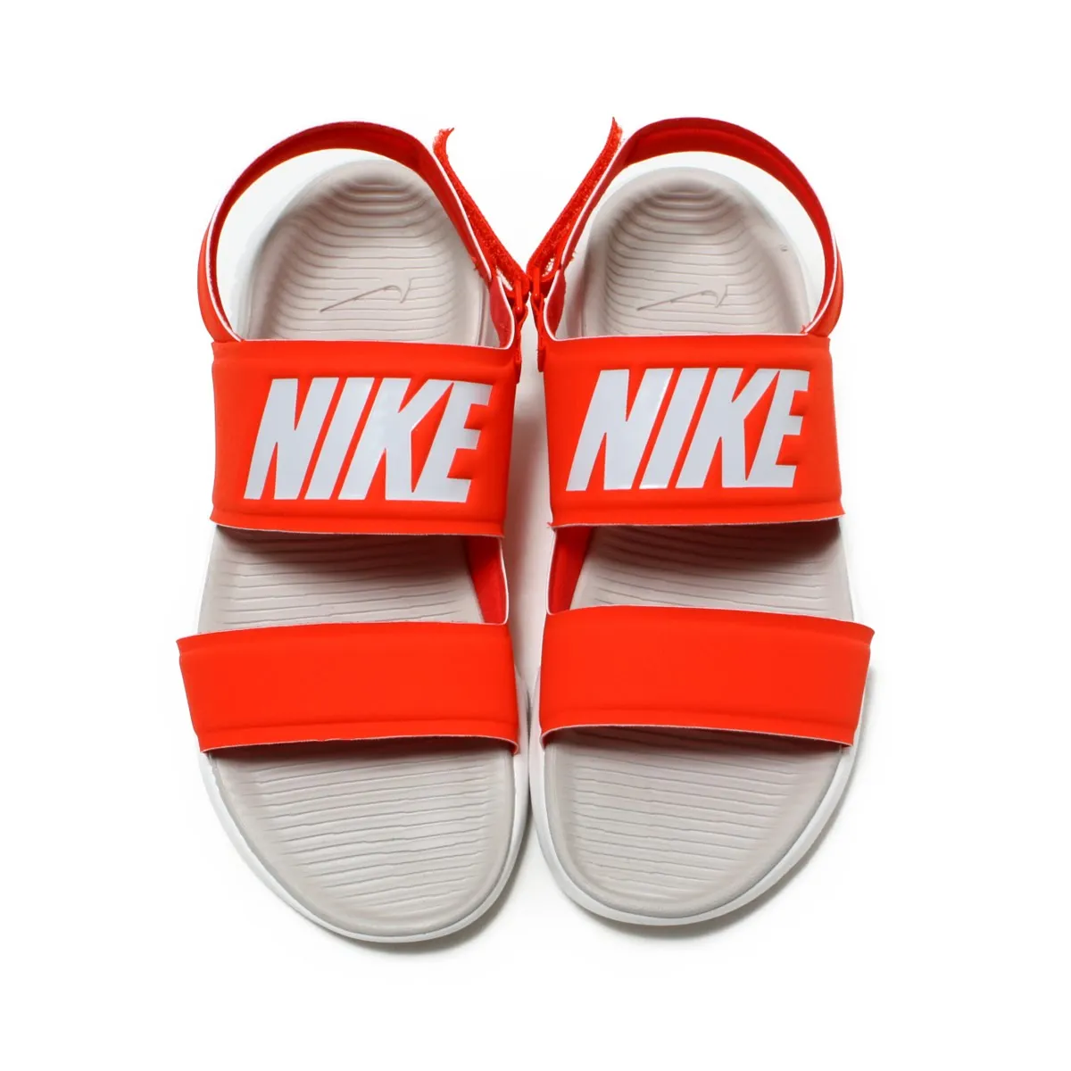 Women's Nike Tanjun Sandals (Habanero Red/Moon Particle)(882694-602)