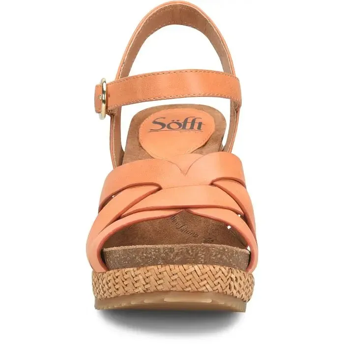 Women's Sofft Carlana – Elegant Woven Wedge Sandals