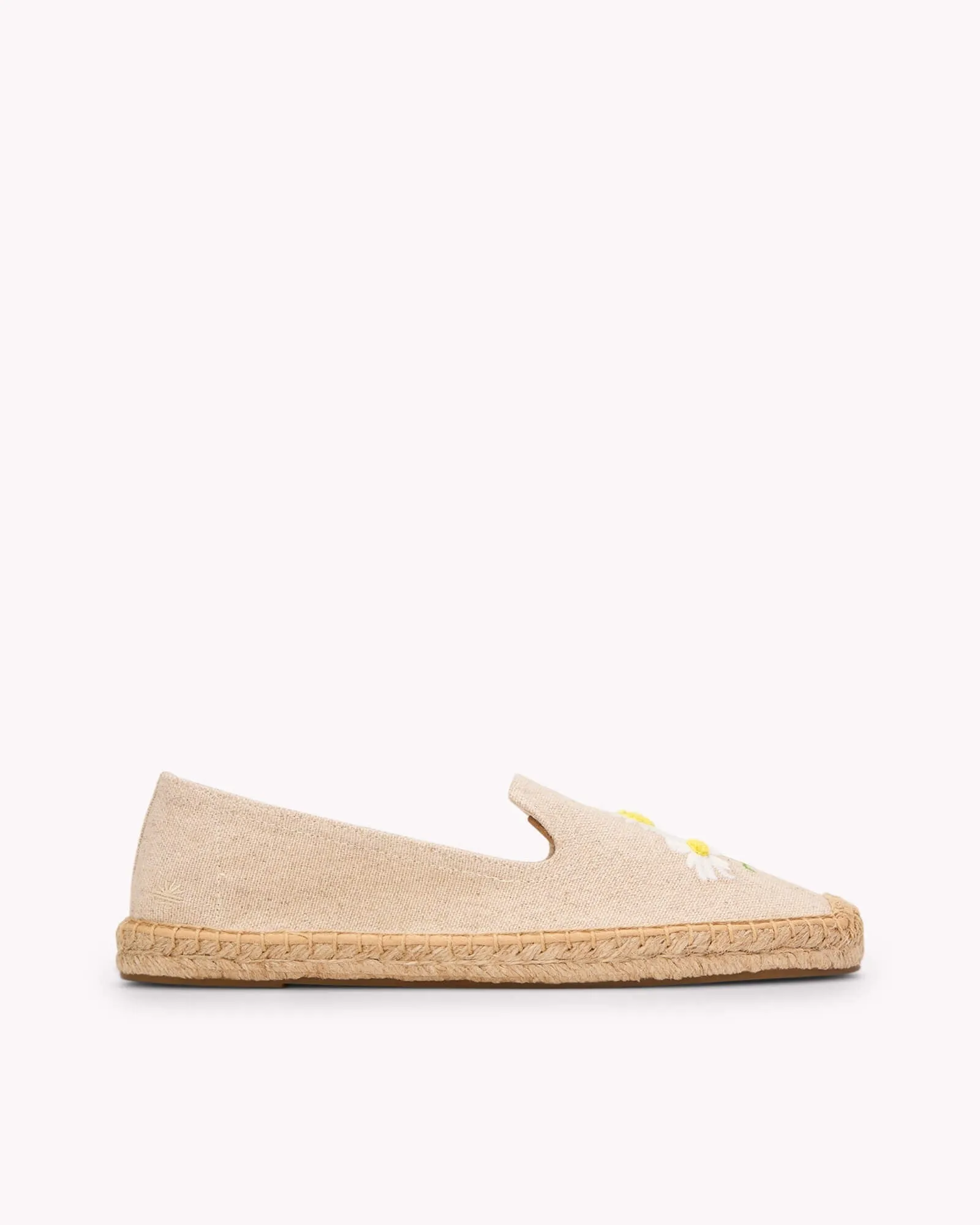 Womens_Espadrilles_The Smoking_Embroidery_Natural Undyed - Daisy