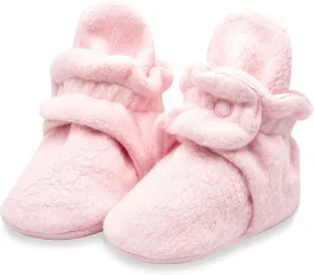 Zutano Unisex Fleece Baby Booties, Two Snap Closure, Newborn to 24 Months